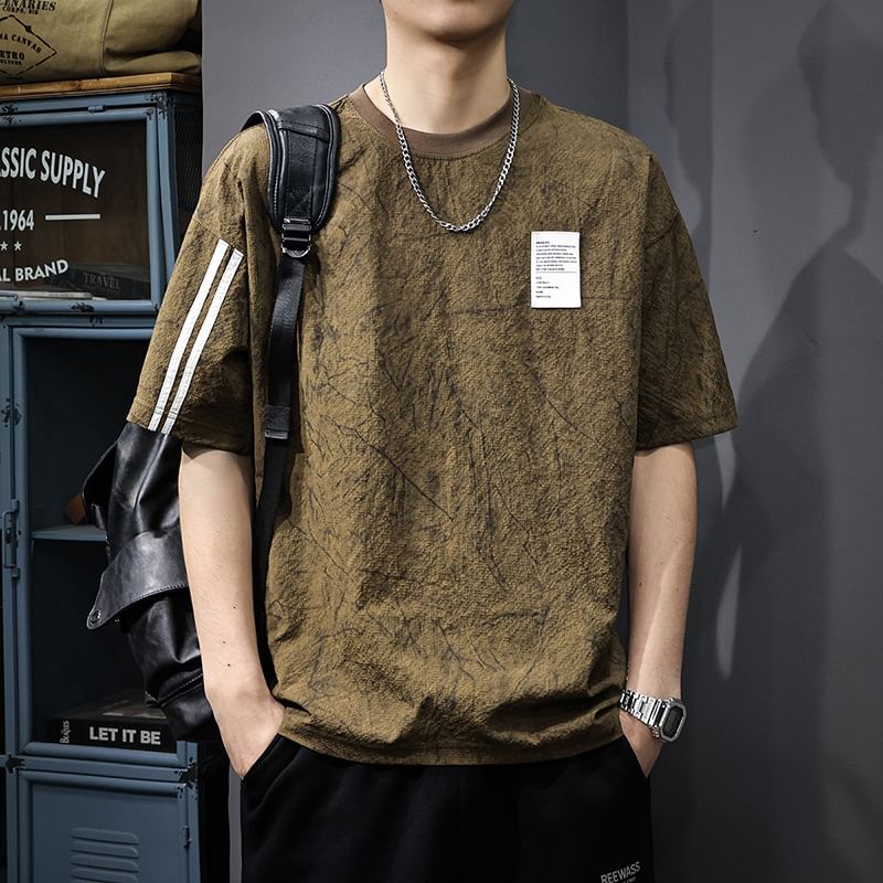 Nataro - T-shirt met korte mouwen en ronde hals en print