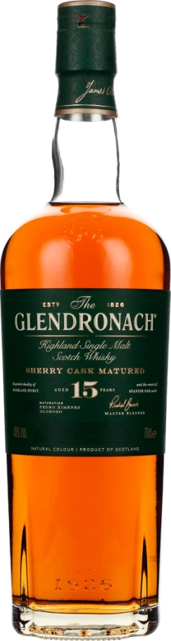 GLENDRONACH 15 YEARS SHERRY CASK 70CL