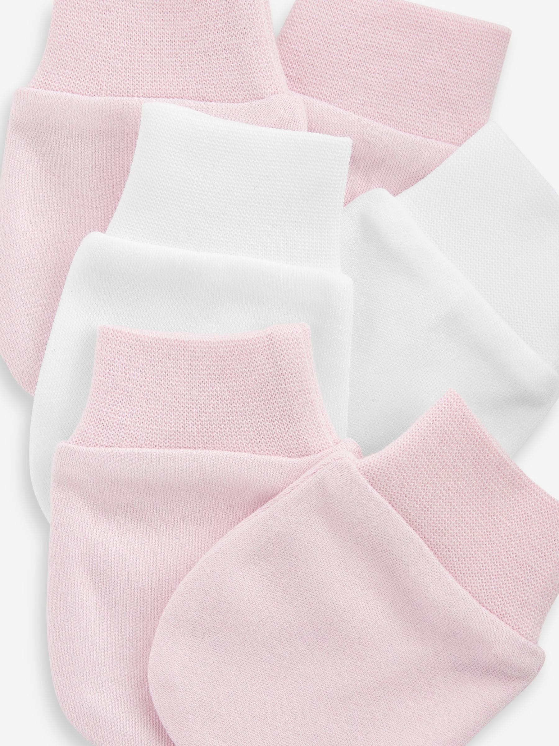 Roze - 3 Paar antikrabwantjes voor baby's