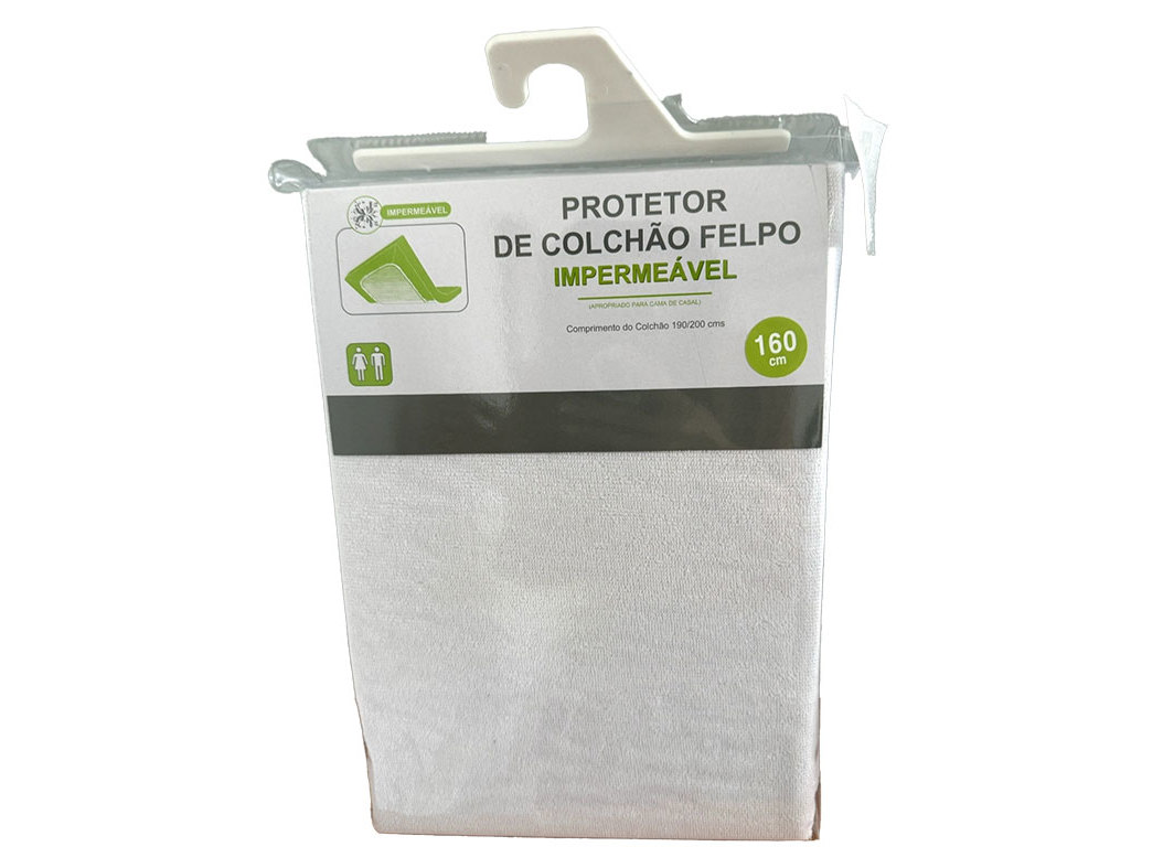 PROTETOR COLCHÃO COM REBORDO LATERAL 160X200X25CM