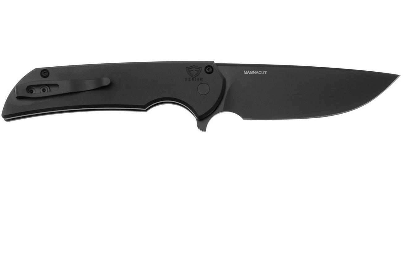 Pro-Tech Mordax MX103 DLC MagnaCut, Solid Black Aluminum zakmes