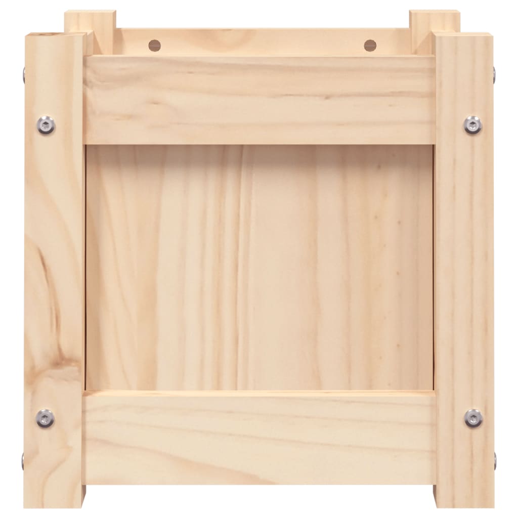 Jardinière 31x31x31 cm bois de pin massif