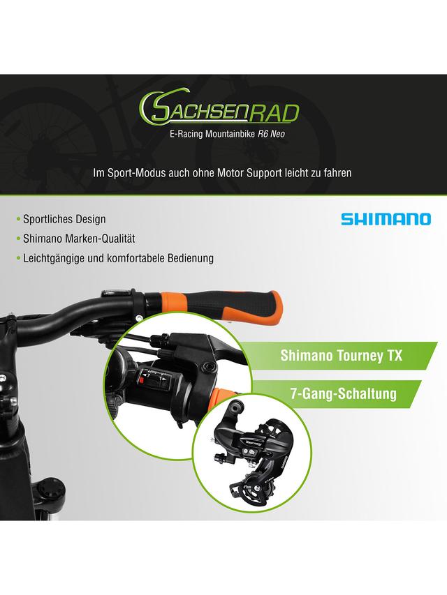 E-Racing Mountainbike R6 mit 500 Wh