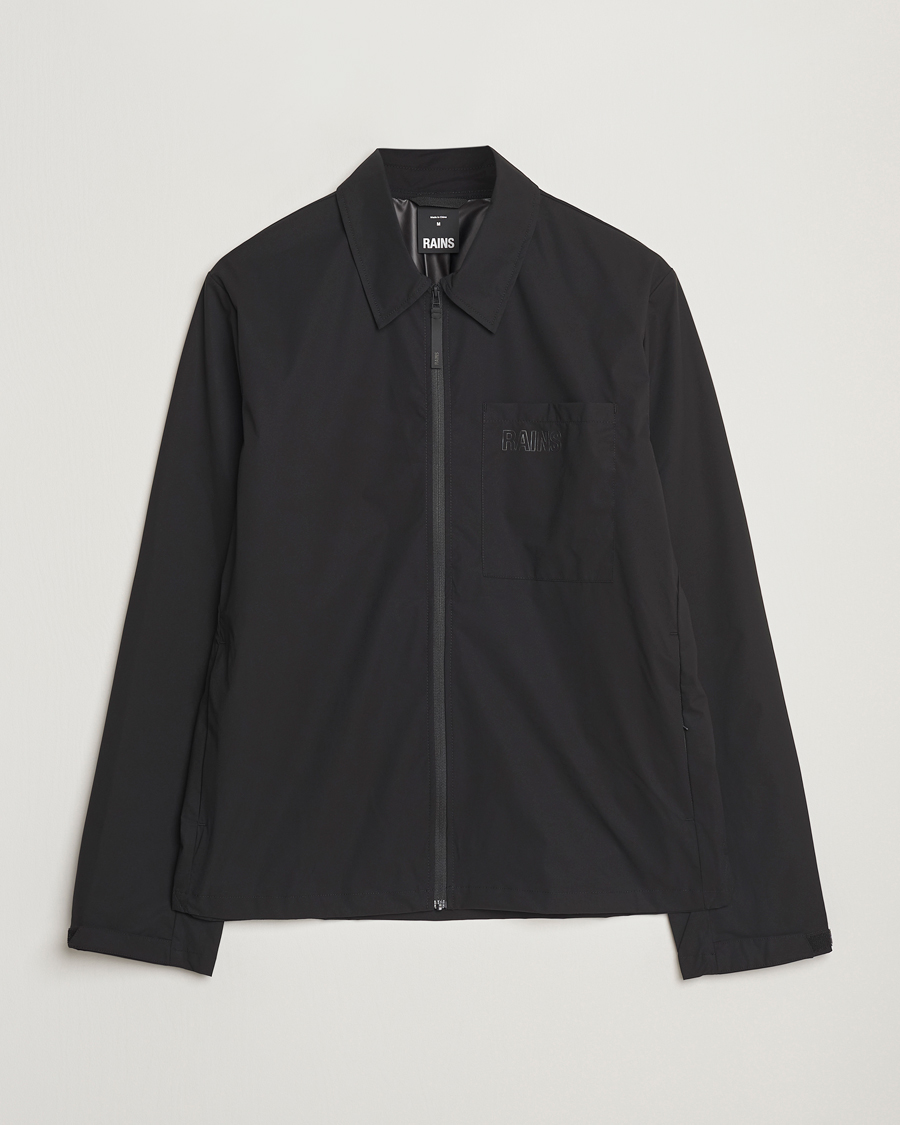 RAINS Mito Lightweight Overshirt Black