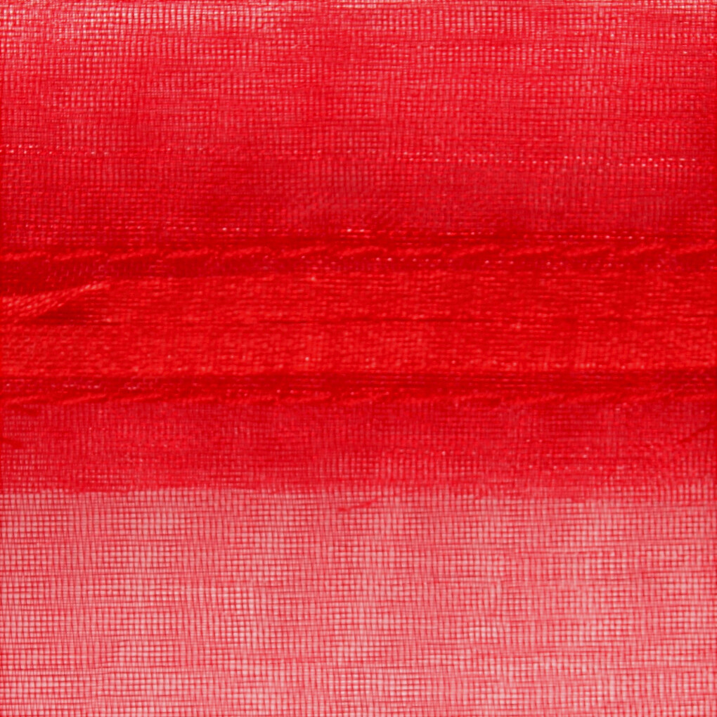 Organzapose - Str. 7X10 CM - Rød - 10 Stk