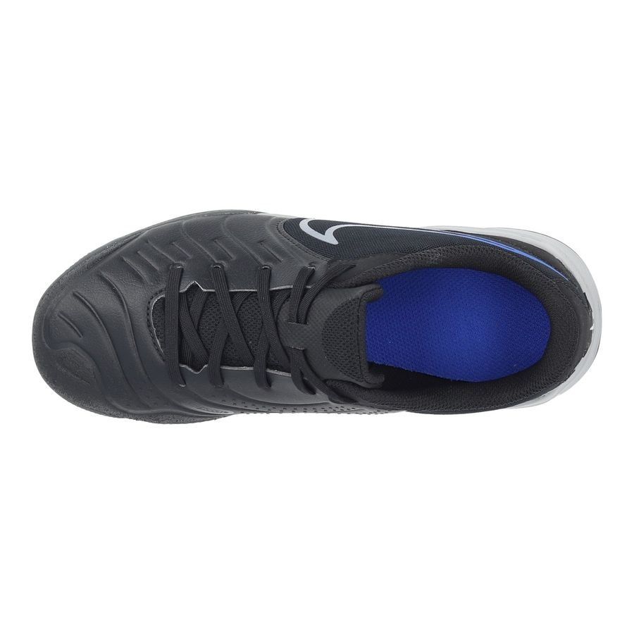 Nike Tiempo Legend 10 Academy IC Shadow - Noir/Chrome/Bleu Enfant