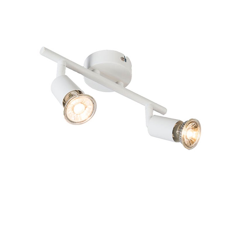 Moderne witte kantelbare spot - Jeany 2