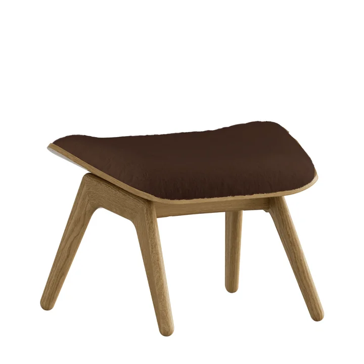 Umage - The Reader Ottoman, Eiche natur / Teddy braun
