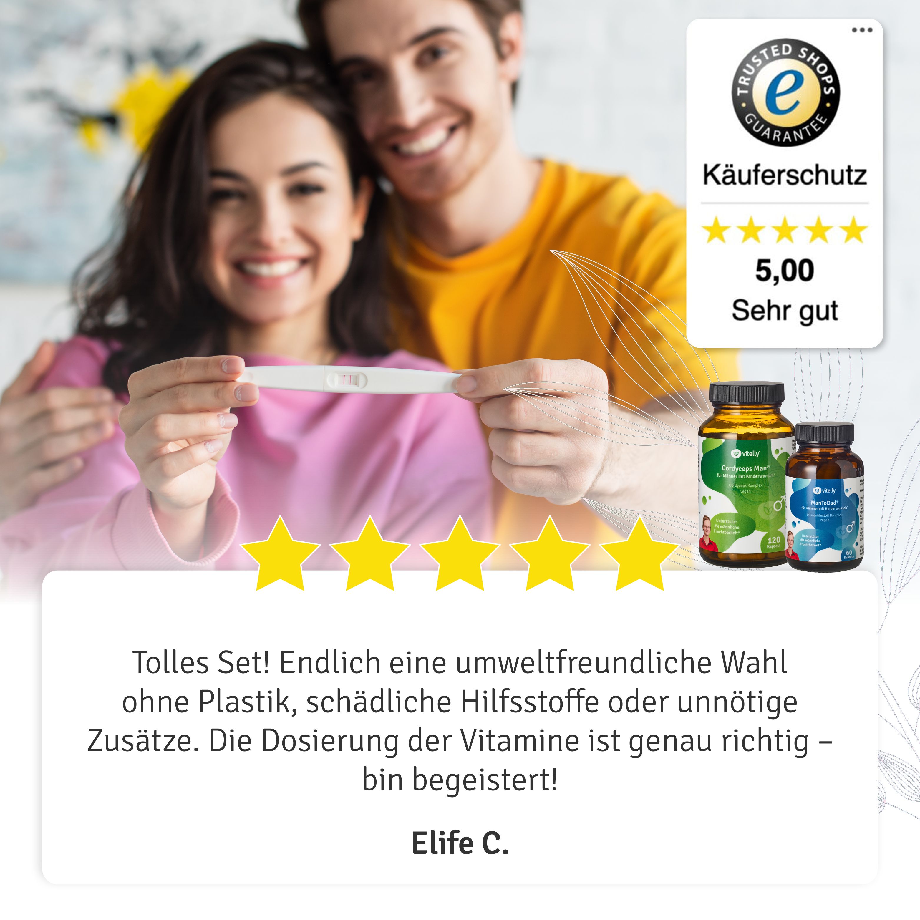 vitelly Pimp my Sperm Set für einen Monat