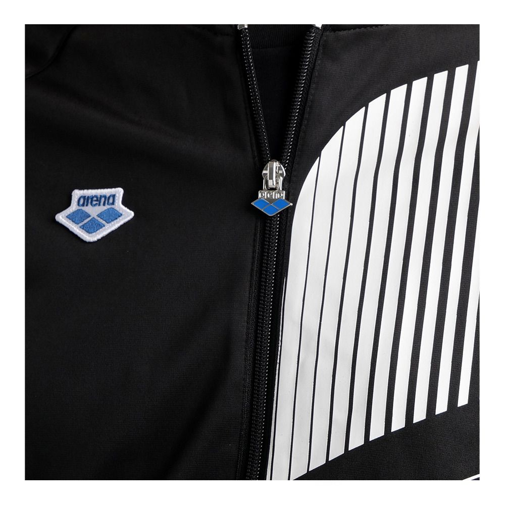 Arena RELAX IV TEAM LOGO - Veste black/white/blue diamond