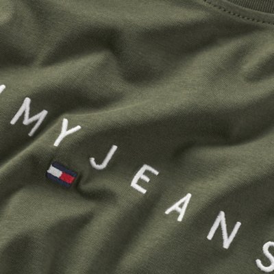 Tee-shirt à manches courtes homme Tjm Reg Linear Logo TOMMY HILFIGER