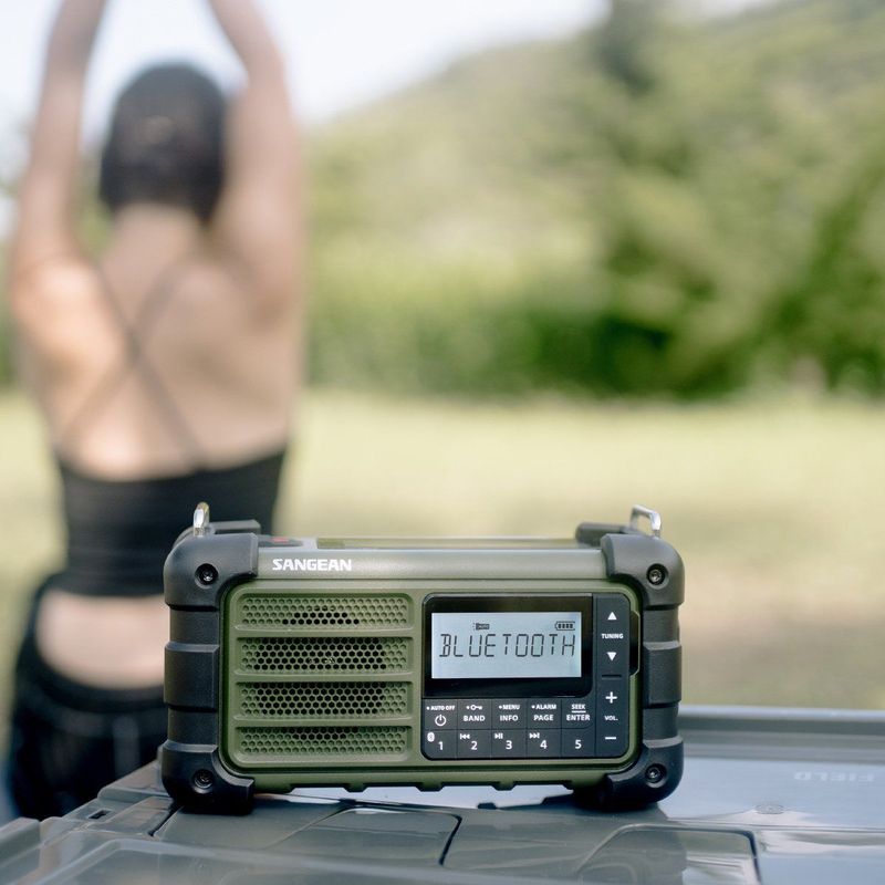 Sangean - MMR-99 - Noodradio - Forest Green - Oplaadbaar - Draagbaar
