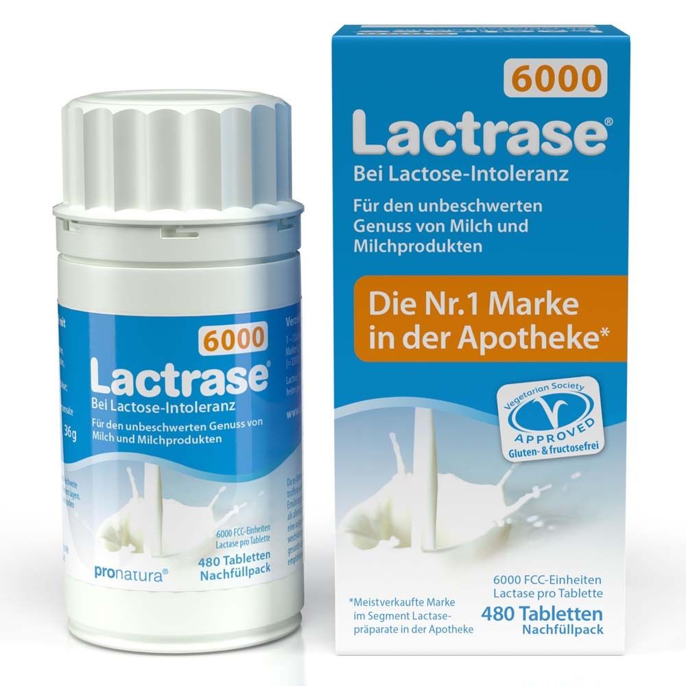 Lactrase® 6000 FCC Tabletten Klickspender Nachfüllpack