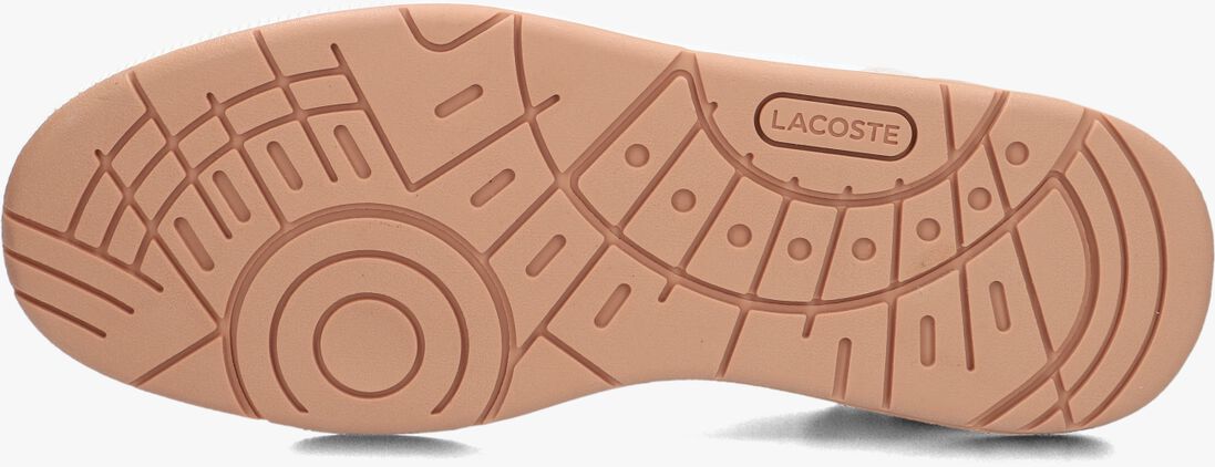 LACOSTE witte lacoste lage sneakers t-clip