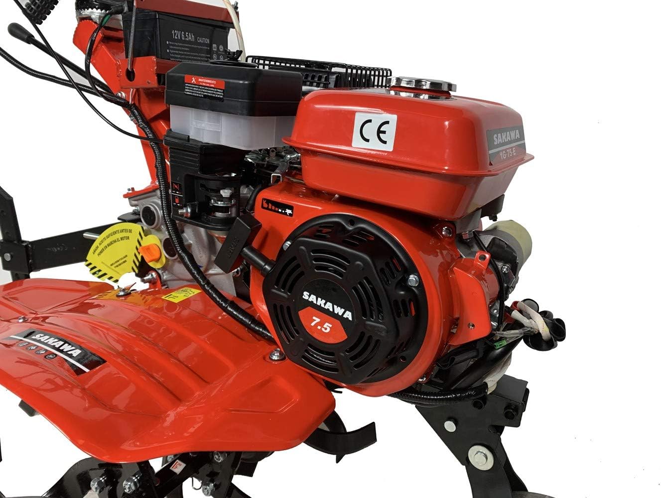 Einachschlepper Benzin Motorhacken7.5 CV 3 Vel Elektrisch + Öl