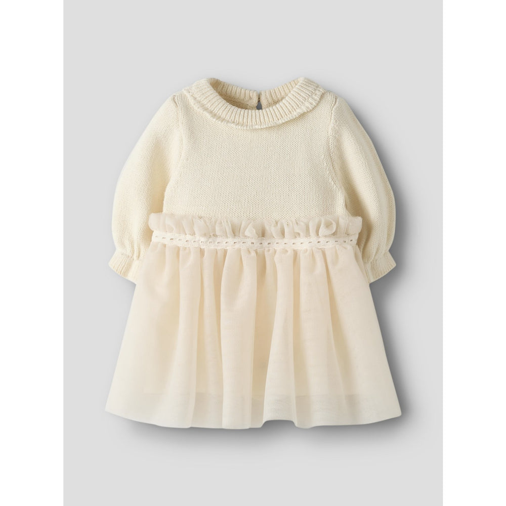 Køb Lil'Atelier Pistachio Shell Nbfsarina Ls Strik Body Kjole Lil