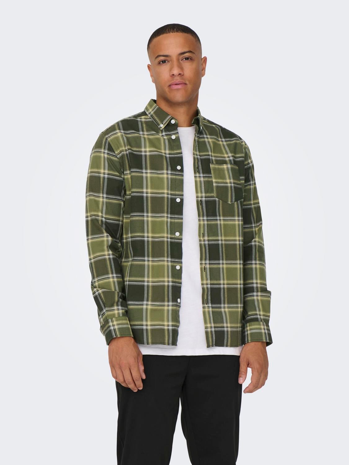ONSALVARO Oxford Hemd Rosin