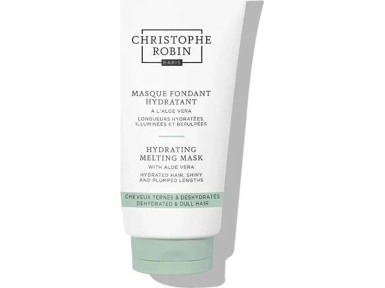 Christophe Robin Hydrating Melting Mask With Aloe Vera silky moisturizing mask for dry and dull hair 75ml