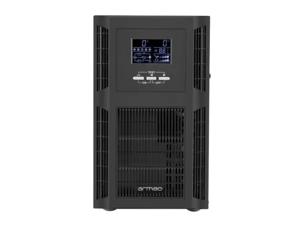 Armac Office On-Line O/3000I/PF1 - UPS - AC 230 V - 3000 Watt - 3000 VA - 6 x batteri - 9 At - USB, RS-232 - output-stikforbindelser: 8 - PFC - sort