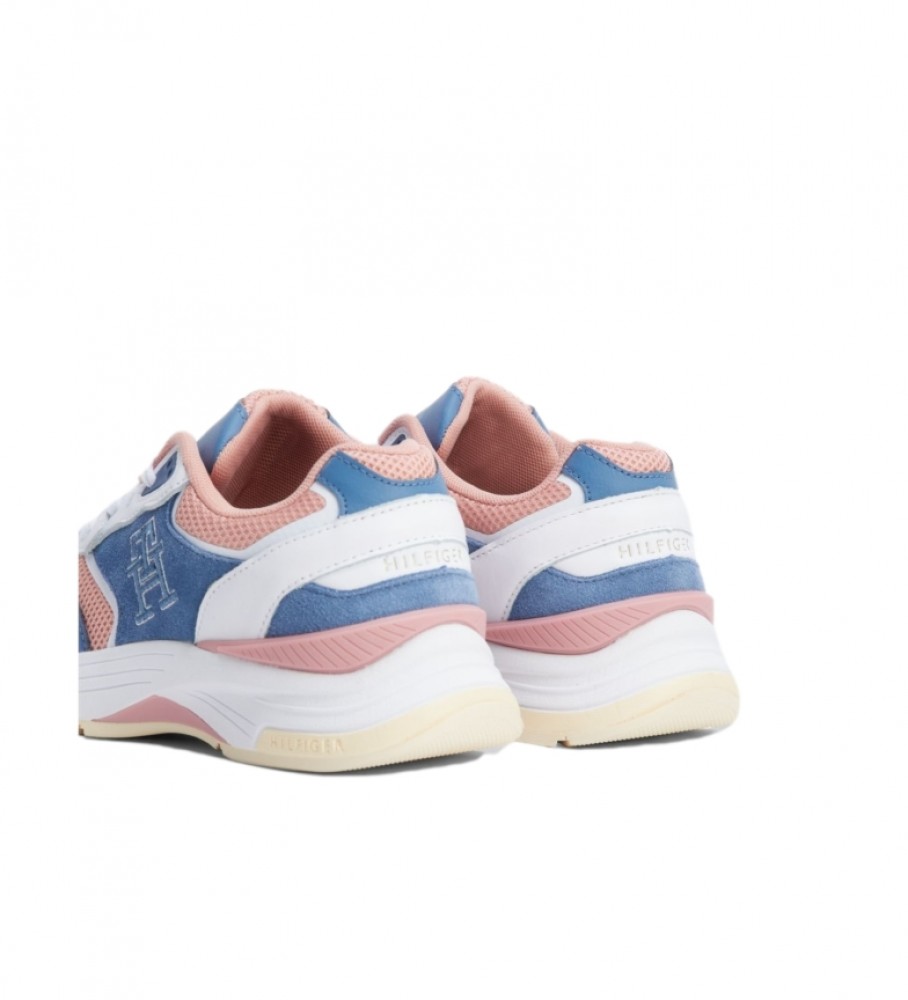Tênis Tommy Hilfiger TH Modern em couro azul