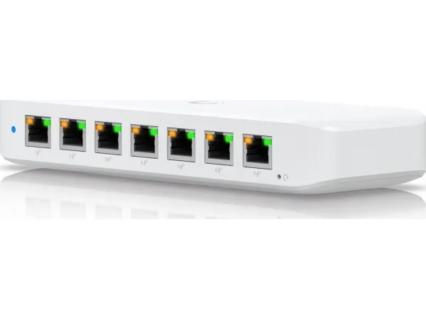 Ubiquiti UniFi Switch Ultra 210W - Switch - Administreret - 7 x 10/100/1000 (PoE )   1 x 10/100/1000 (PoE  ) - desktop, væg-monterbar - PoE   (202 W) - AC