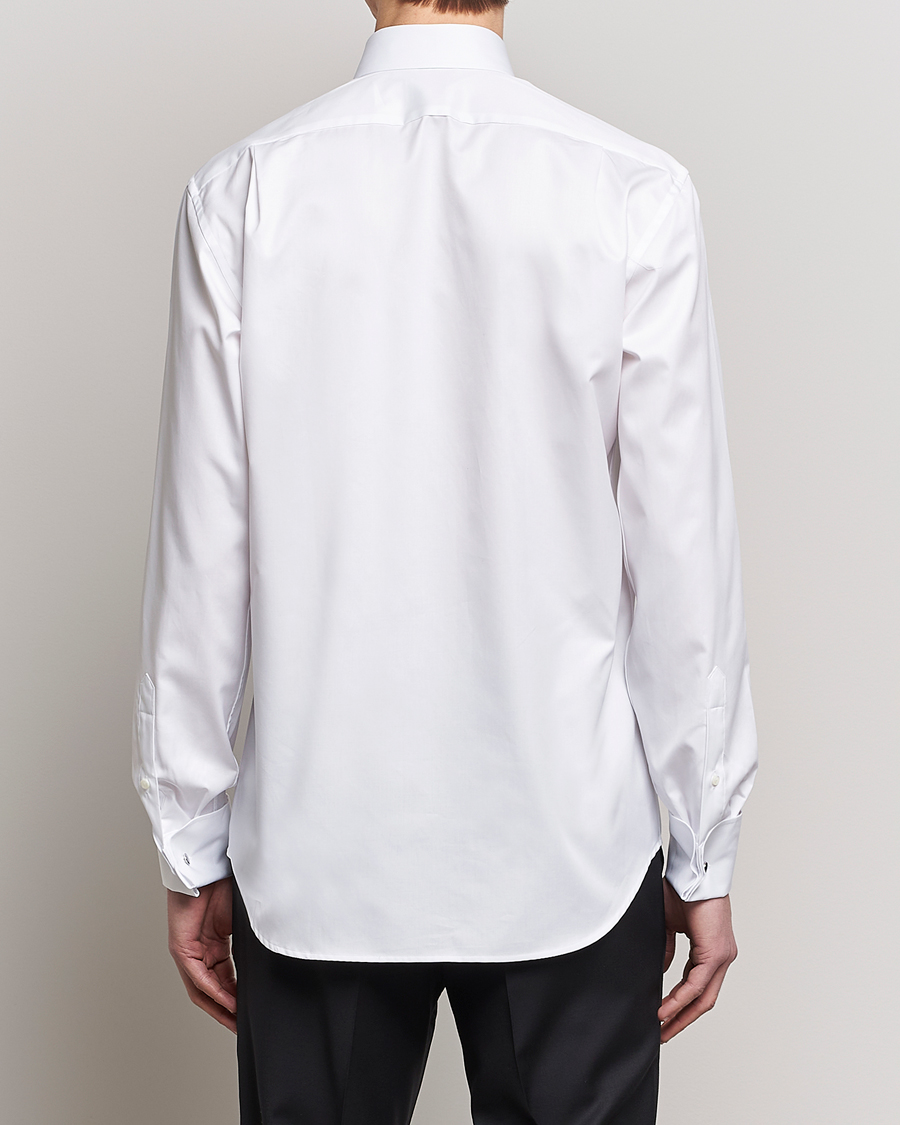 Stenströms Fitted Body Smoking Shirt White