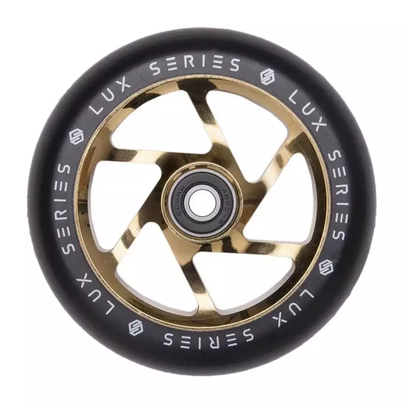Roue trottinette STRIKER Lux Spoked Gold Chrome 100mm