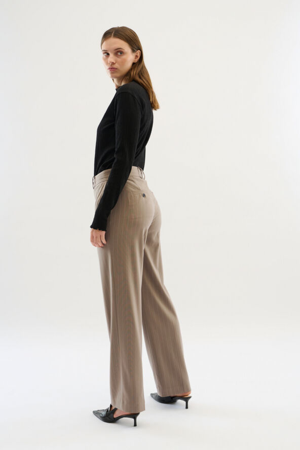 Karen by Simonsen KBMilano Stripe Pants Walnut