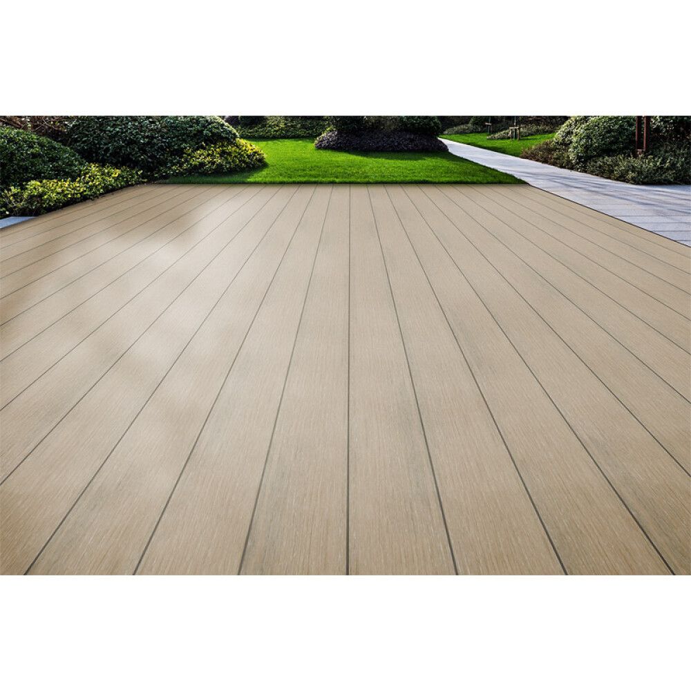 TERRASSEBORD KIRKEDAL HEIMDAL 22X130X4000MM EIK/HARDVED