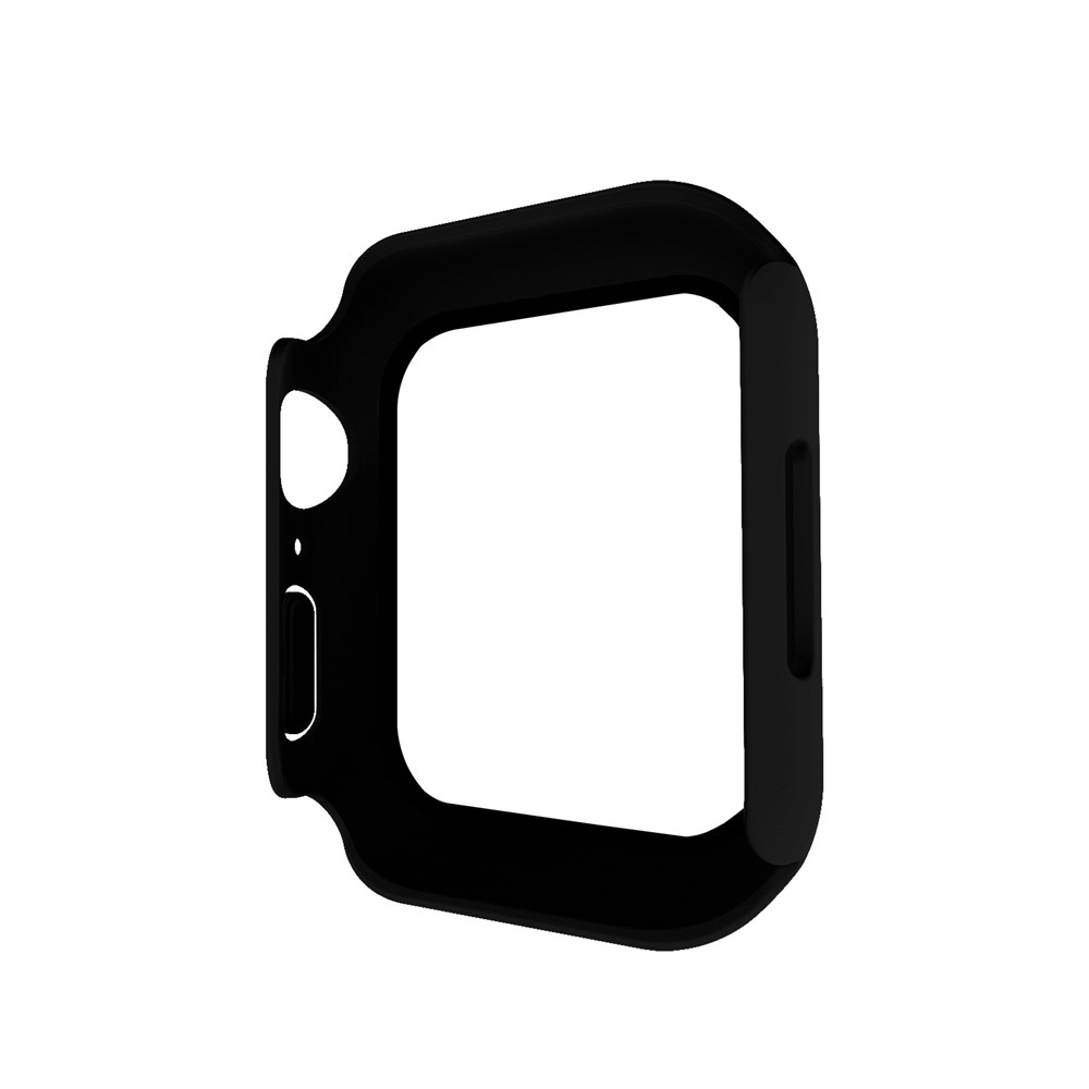 Apple Watch (41mm) Hardcase Bumper Hülle mit Displayschutz - Schwarz