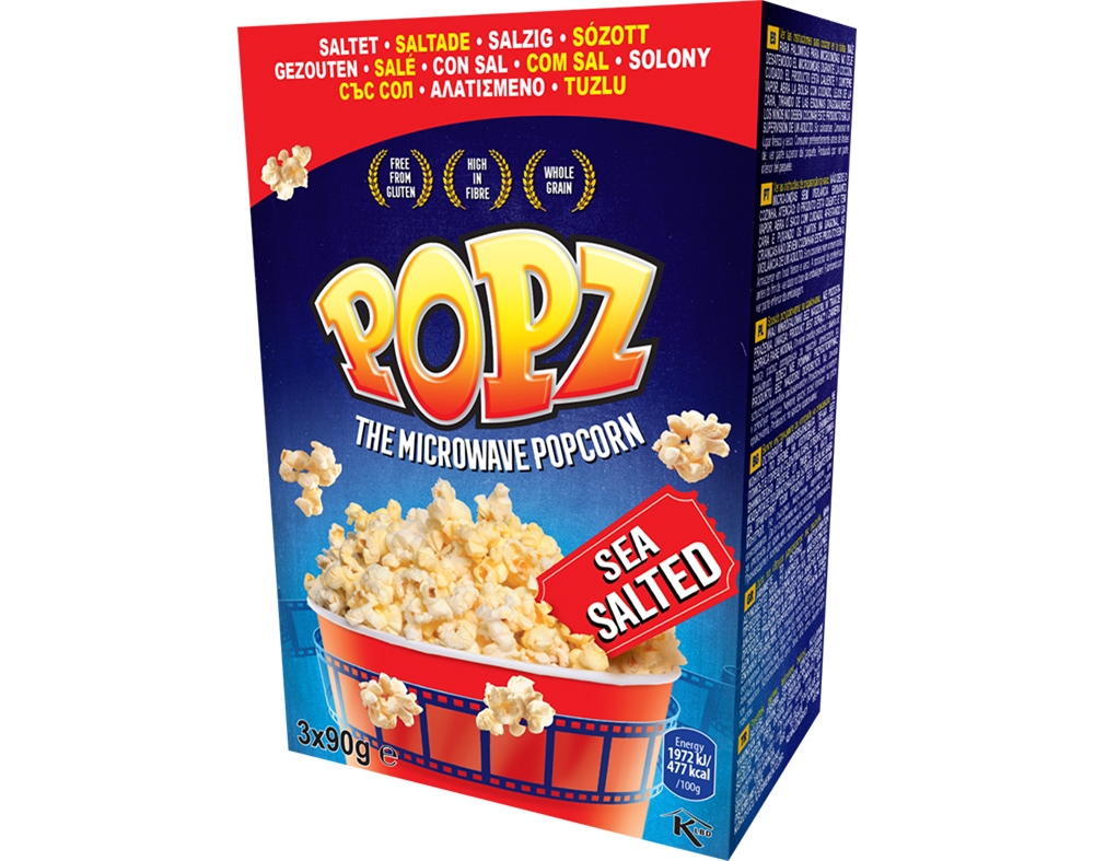 PIPOCAS POPZ MICROONDAS SAL PACK 3X90G