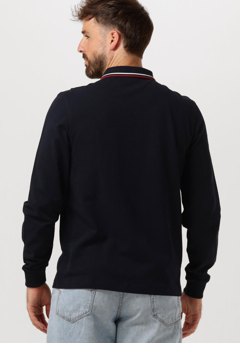 FRED PERRY donkerblauwe fred perry polo twin tipped fred perry shirt long sleeve