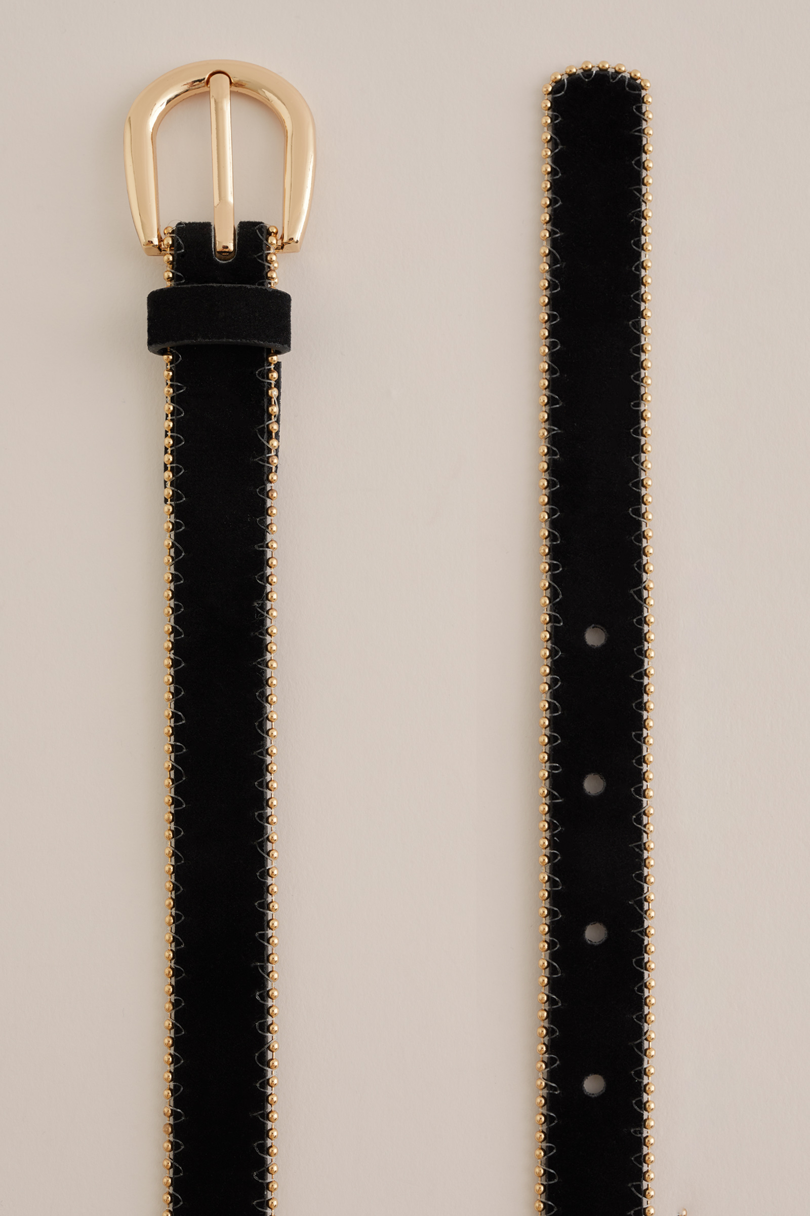 ceintuur met metaaldetails WE Fashion Zwart