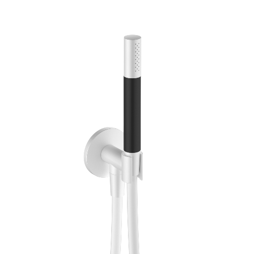 Hotbath Cobber Staaf Handdouche met douche aansluiting en opsteek Wit Mat M440