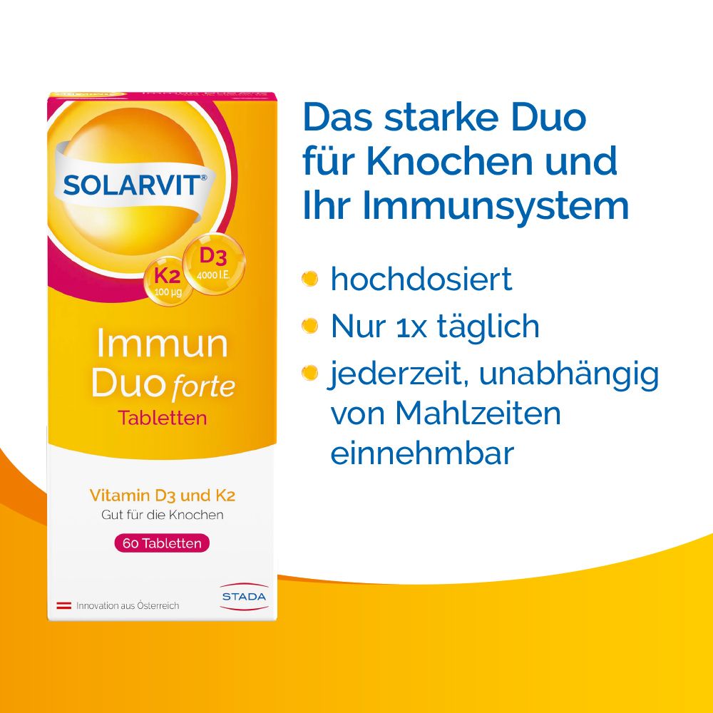Solarvit® Immun Duo forte Tabletten D3 K2