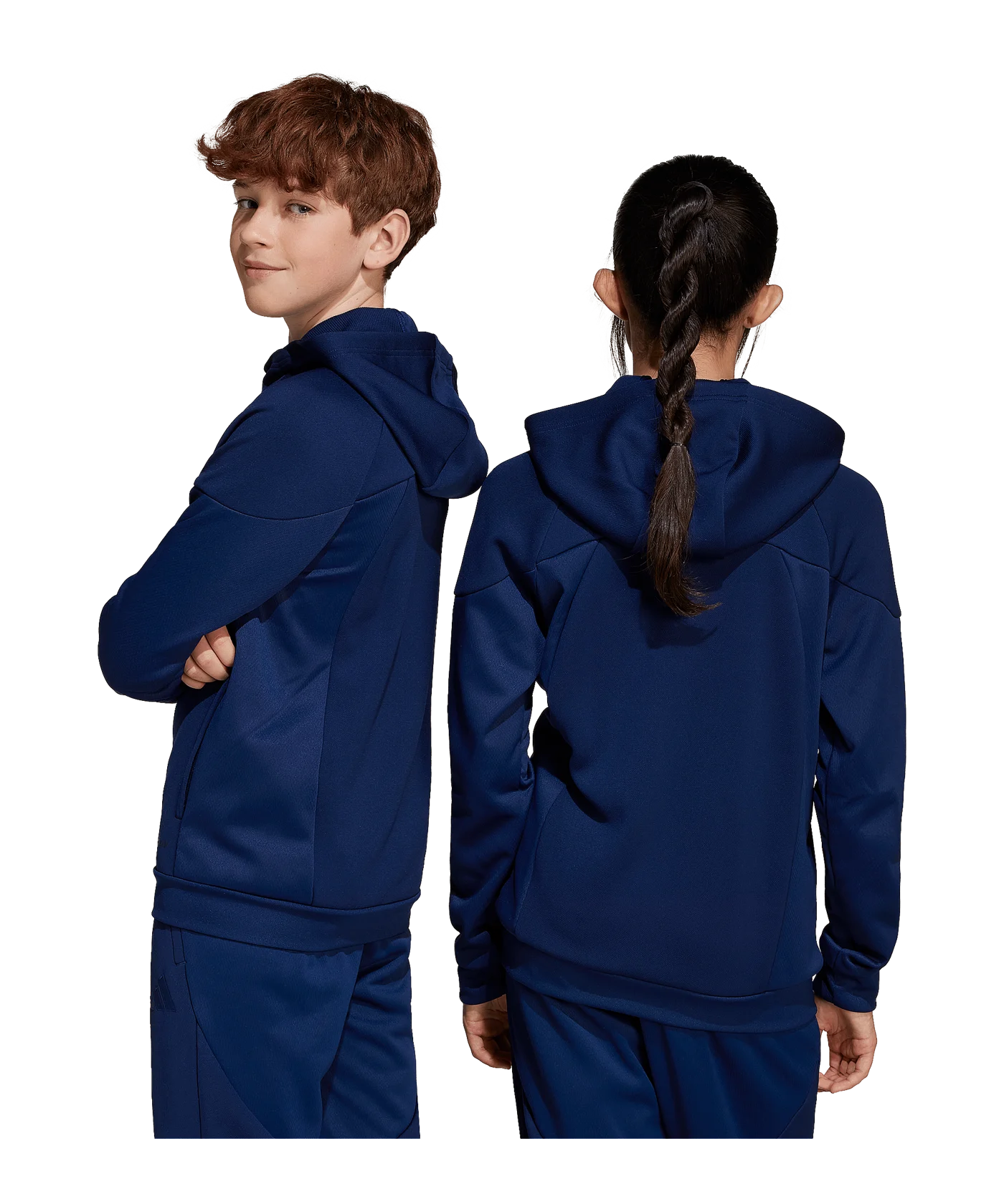 adidas Tiro 25 Kapuzenjacke Kids Blau
