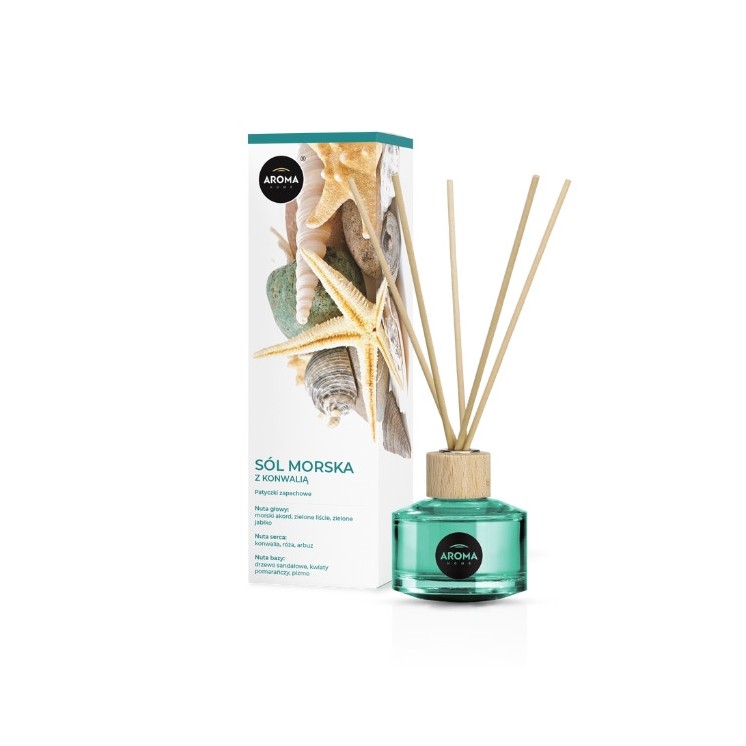 Aroma Home Aromasticks Zeezout met Lelietje-van-dalen 50 ml