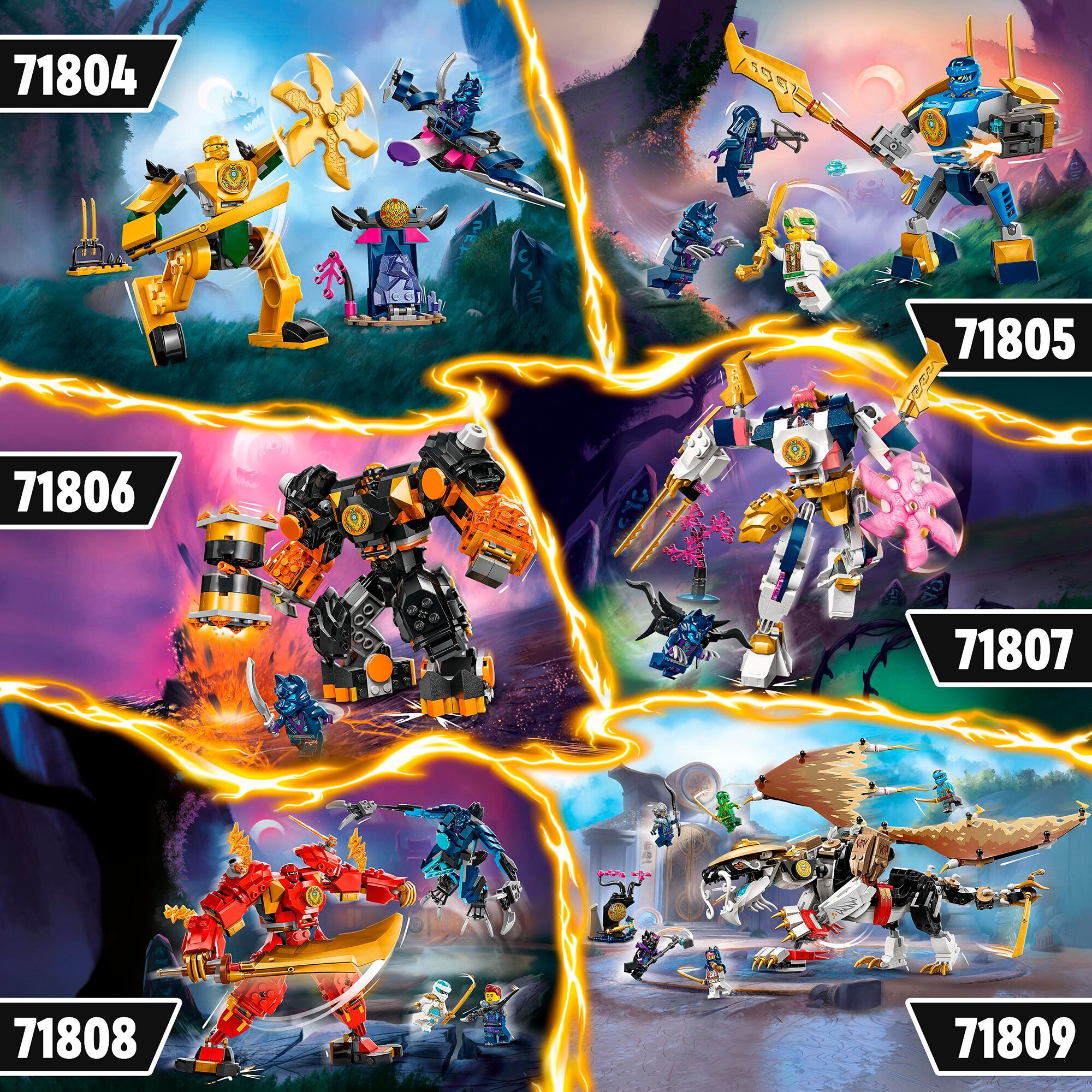 LEGO Konstruktionsspielzeug Ninjago Soras Technikmech