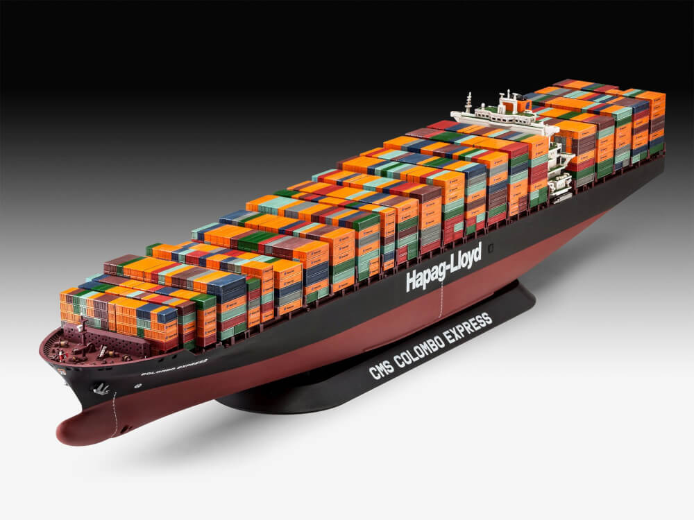 REVELL 05152 Modellbausatz Container Ship COLOMBO EXPRES 1:700, ab 12 Jahre