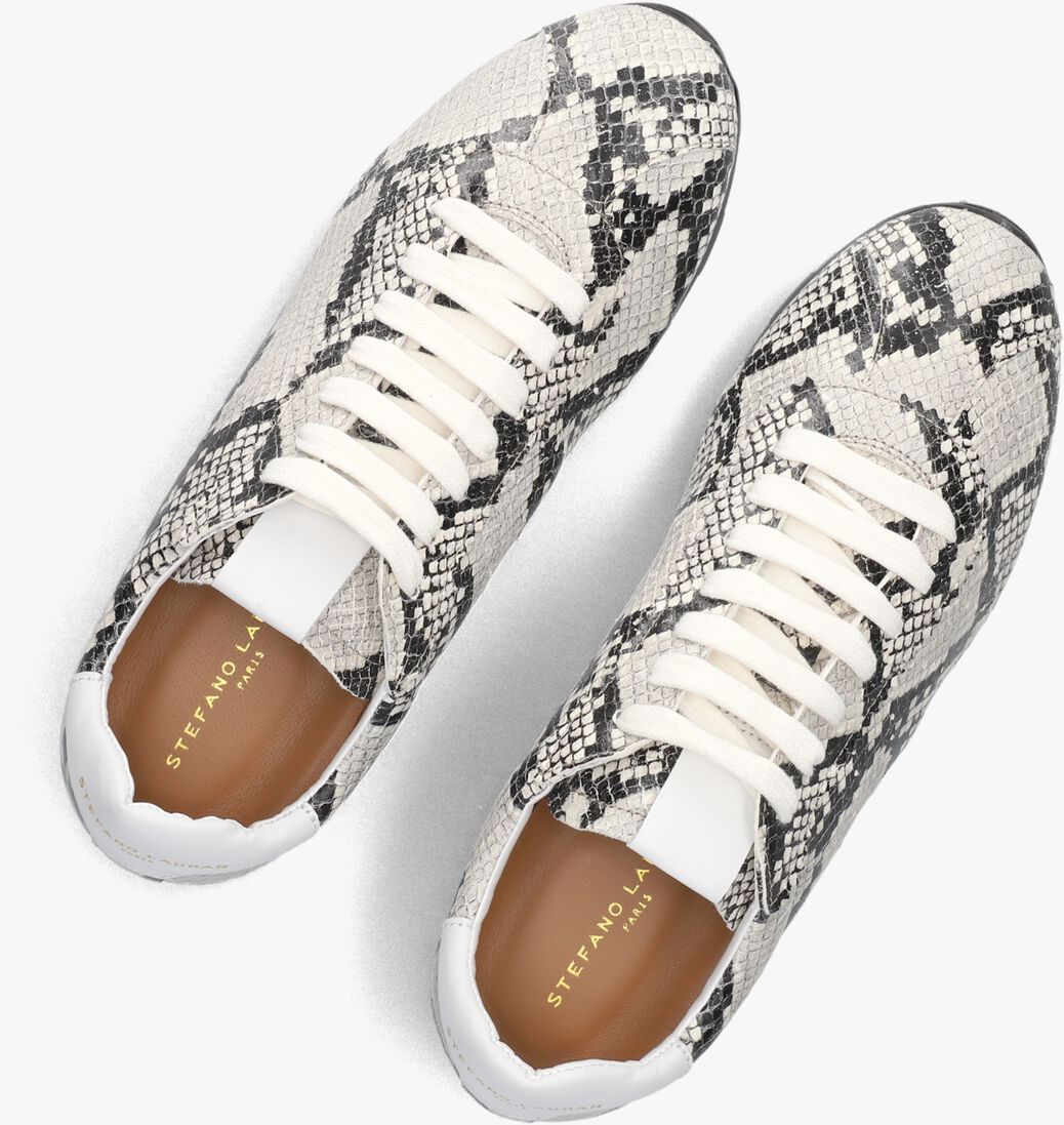 grijze stefano lauran lage sneakers 1slick100