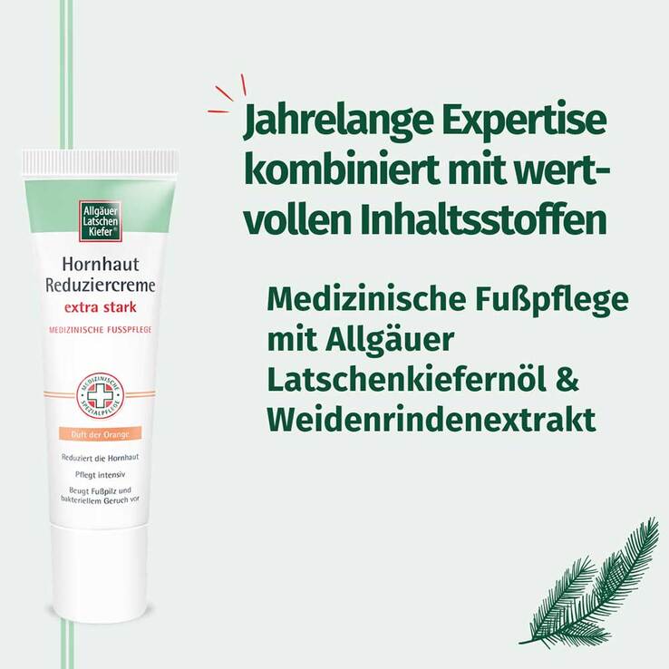 Allgäuer Latschenkiefer Hornhaut Reduziercreme extra stark, 30 ml