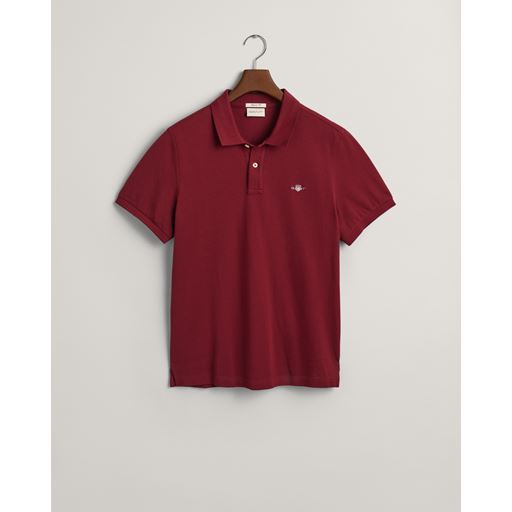GANT Shield Piqué Polo T-shirt, Plumped Red, 3XL