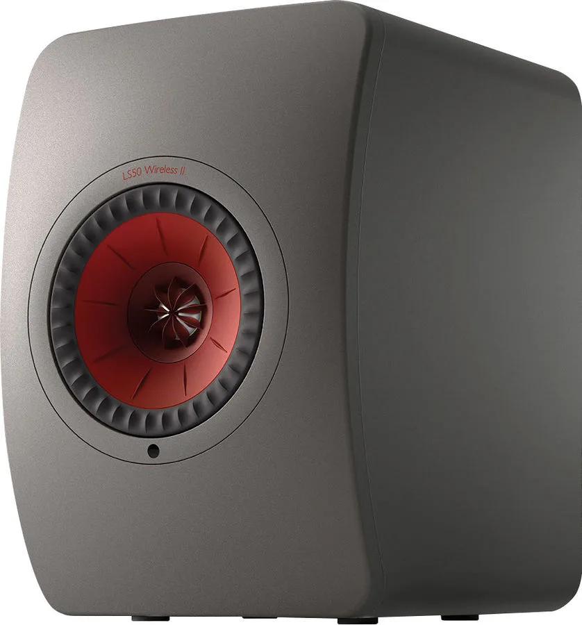 KEF LS50 Wireless 2 Titane Enceintes sans fil hi-fi