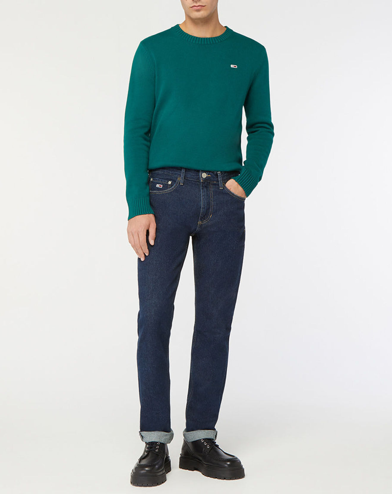 Tommy Jeans Jean slim Scanton bleu foncé