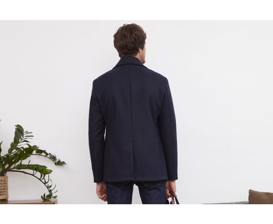 Manteau homme type Caban Marine - GAËLAN