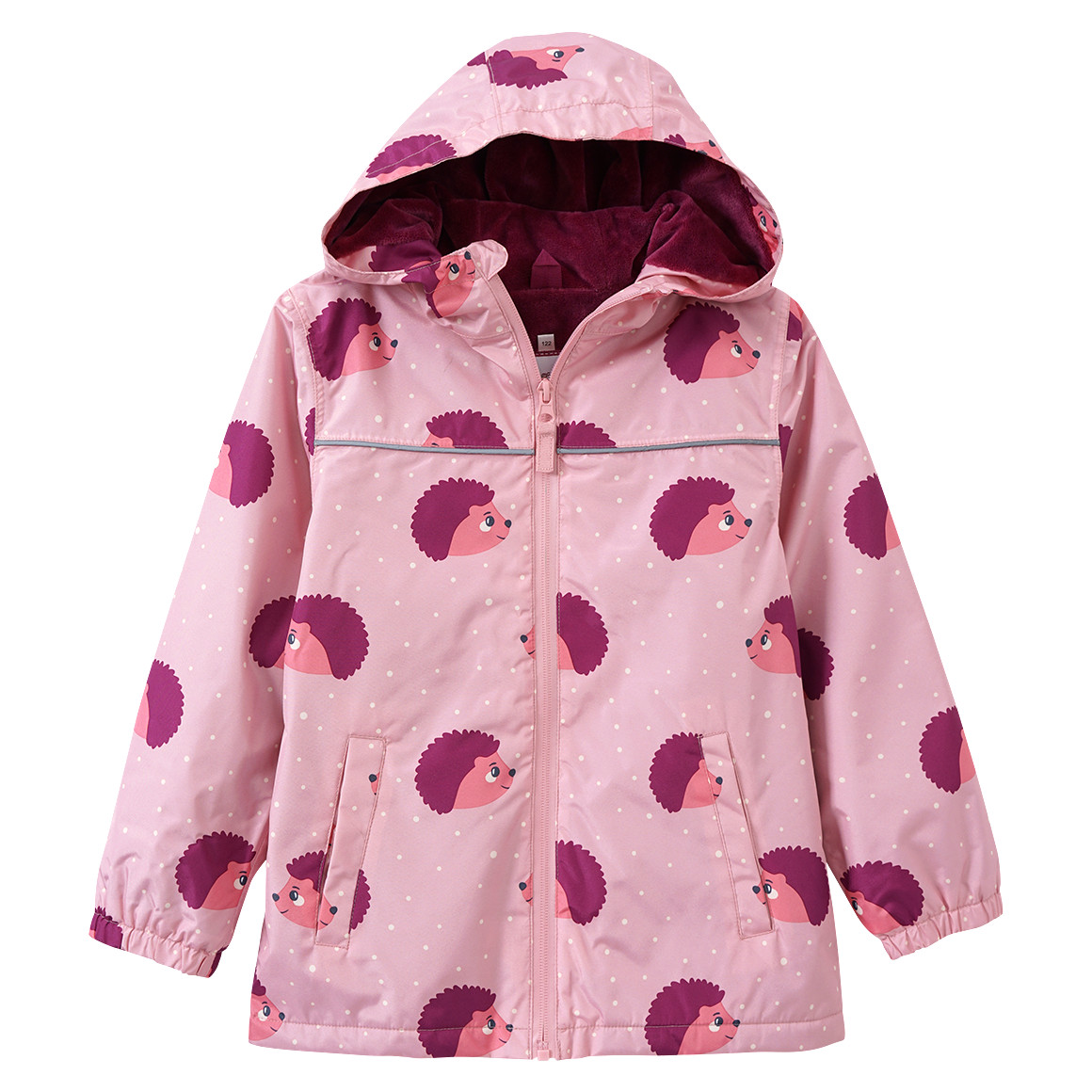 Topolino Mädchen Regenjacke mit Igeln rosa