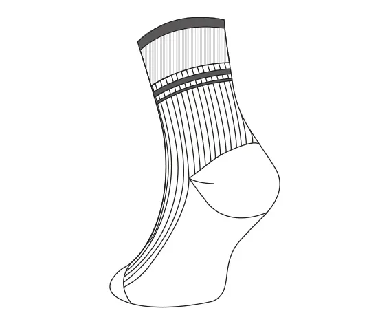2 Paar Sportsocken