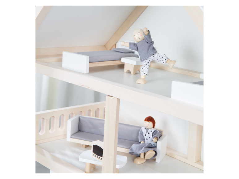 Houten poppenhuis