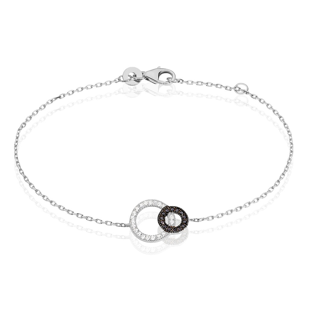 Bracelet Diana Argent Blanc Oxyde De Zirconium