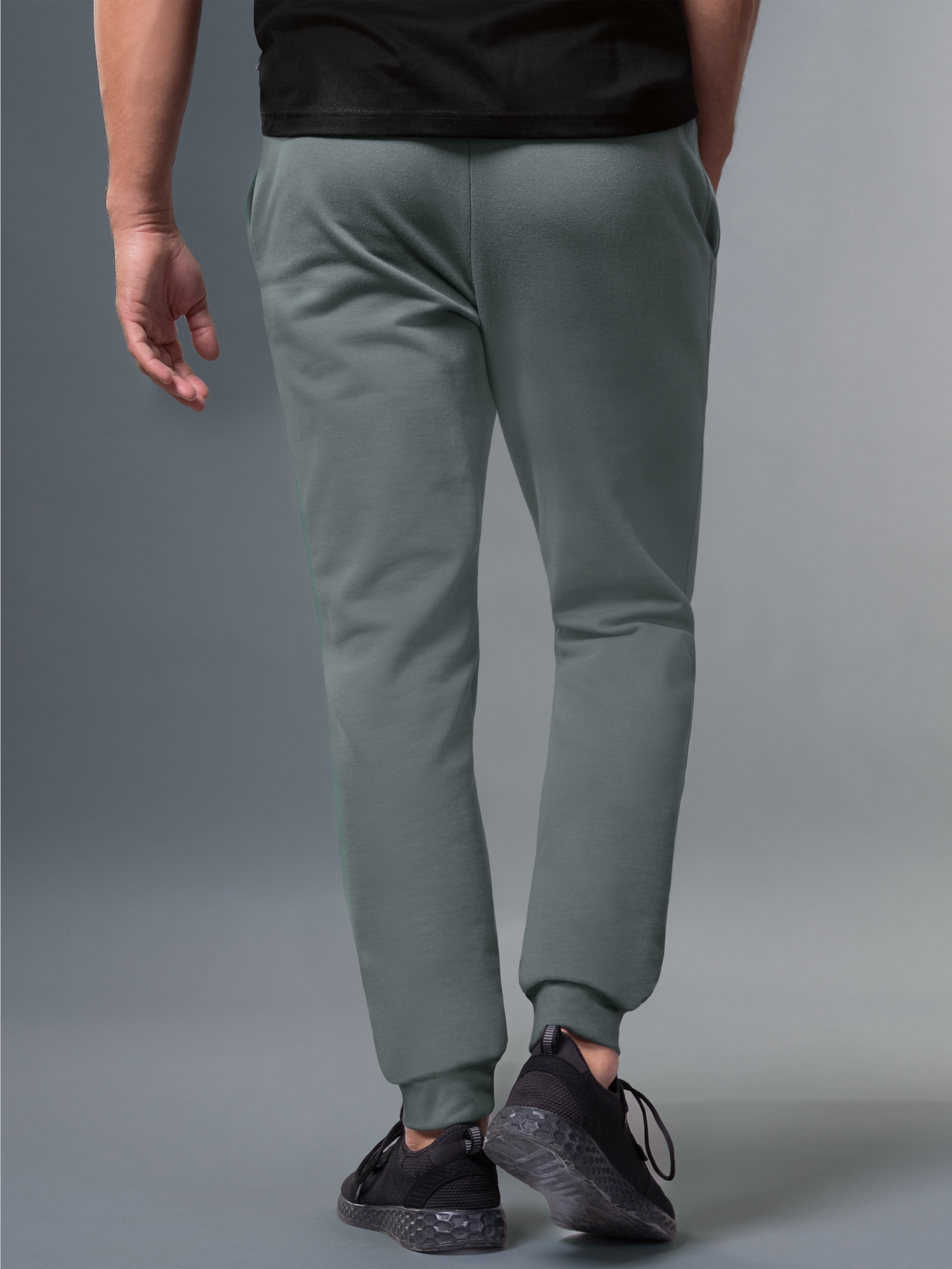 Jogginghose aus Biobaumwolle Oliv